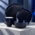 Sailor Stone Lain Ivy 24-Piece Dinnerware Set Porcelain
